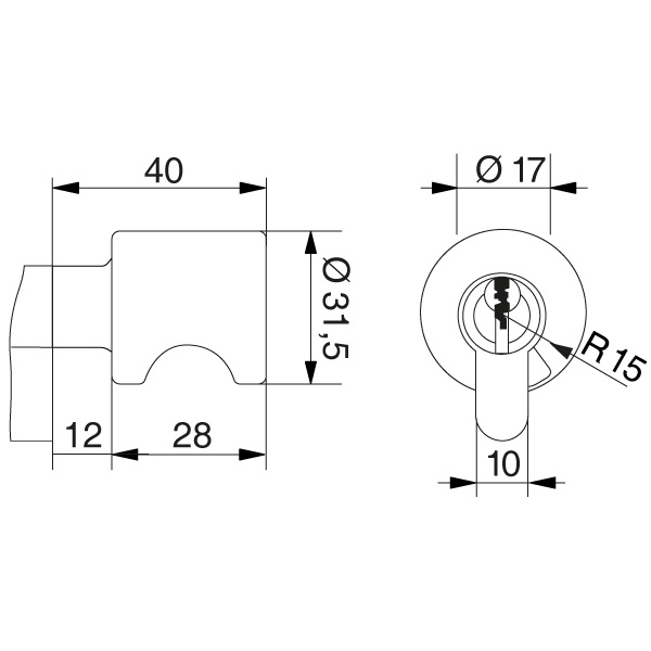 WINKHAUS knofl&iacute;k s &uacute;chytem