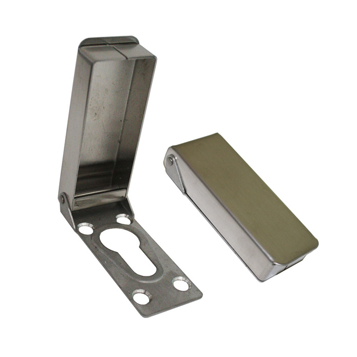 Rozeta s ochrannou klapkou proti dešti z nerezu