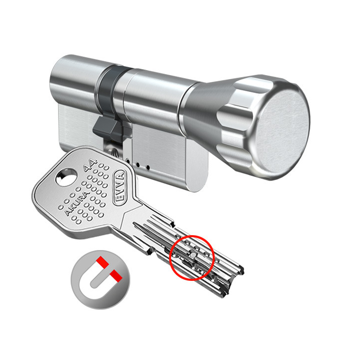 EVVA Akura knoflíková vložka