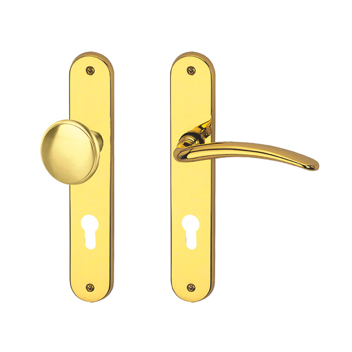 Alexandra kování s dlouhým štítem / klika-knoflík