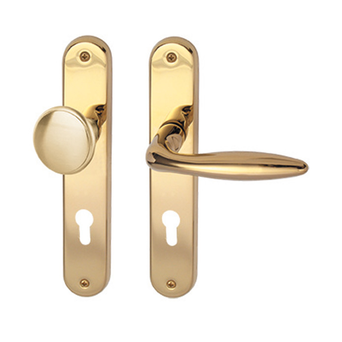 Arena kování s dlouhým štítem / klika-knoflík