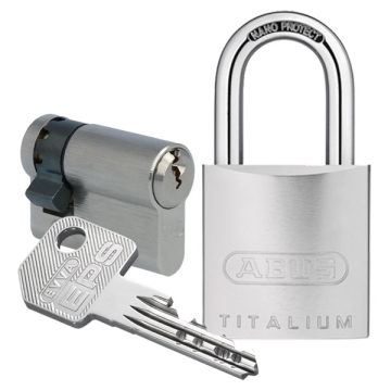 EVVA EPS-5 půlvložka + ABUS visací zámek 86TI/45