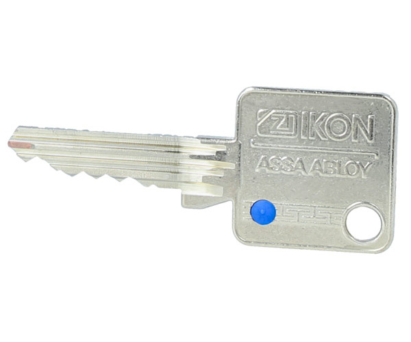 IKON kl&iacute;č s barevn&yacute;m pinem