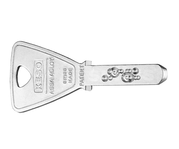 KESO 4000S trap&eacute;zov&yacute; kl&iacute;č