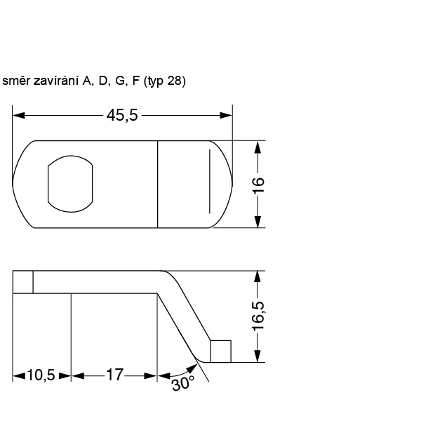 WINKHAUS zav&iacute;rac&iacute; p&aacute;ka H2
