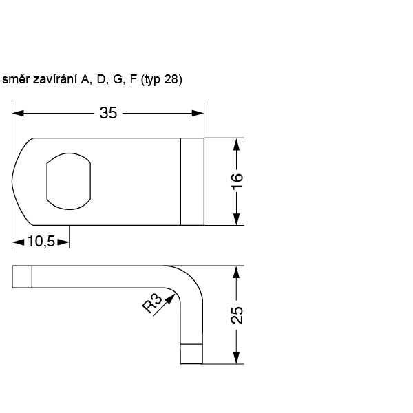 WINKHAUS zav&iacute;rac&iacute; p&aacute;ka H3