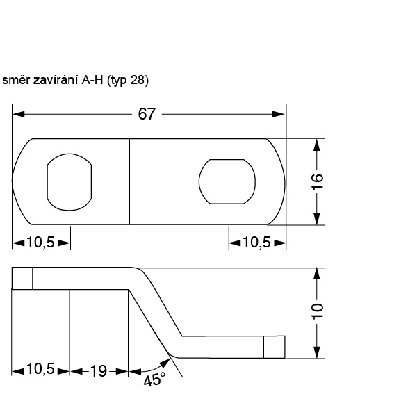 WINKHAUS zav&iacute;rac&iacute; p&aacute;ka H4